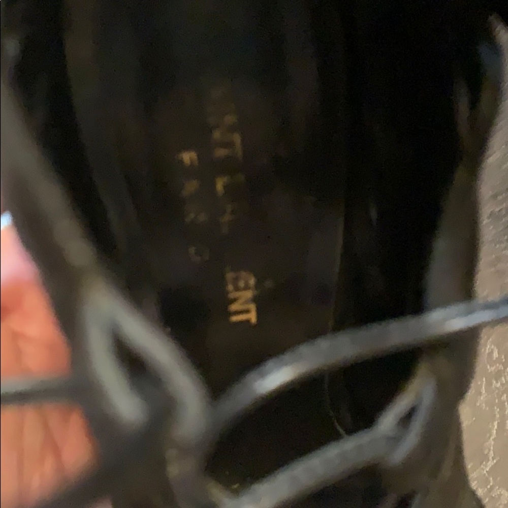 Yves Saint Laurent black lace platform heels - Picture 4 of 10